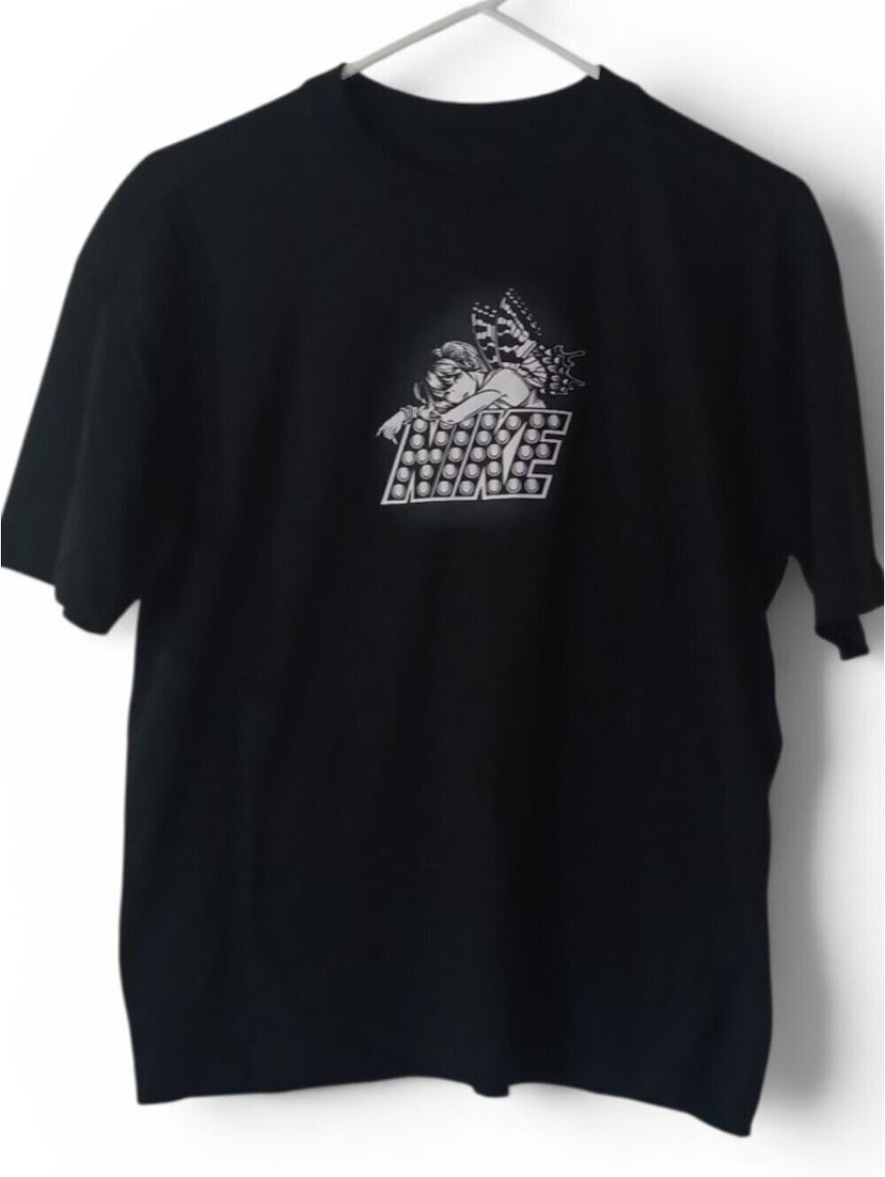 Nike Graphic Tee Black Fairy Graphic Short Sleeve T-Shirt Size M NWT